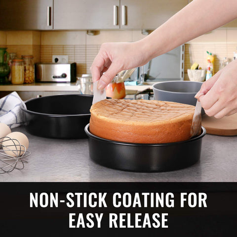 HIWARE reinforced wire rod resists warping for reliable pan performance.