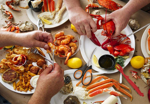 Hiware seafood tools gift-ready set for seafood lovers