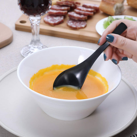 HIWARE dishwasher-safe soup spoon for easy cleanup after meals