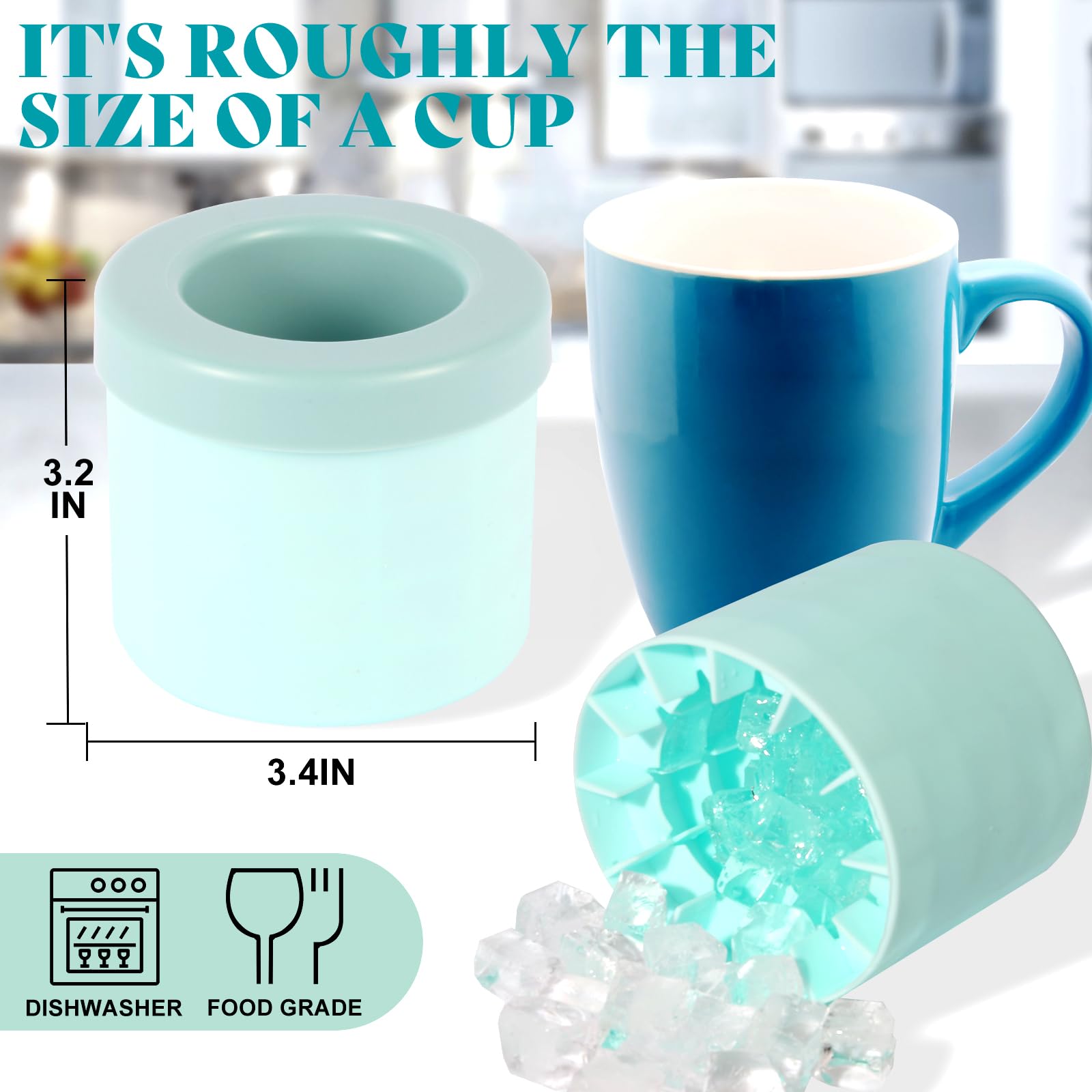 HIYALOT mini tray showcases compact design for small freezers.