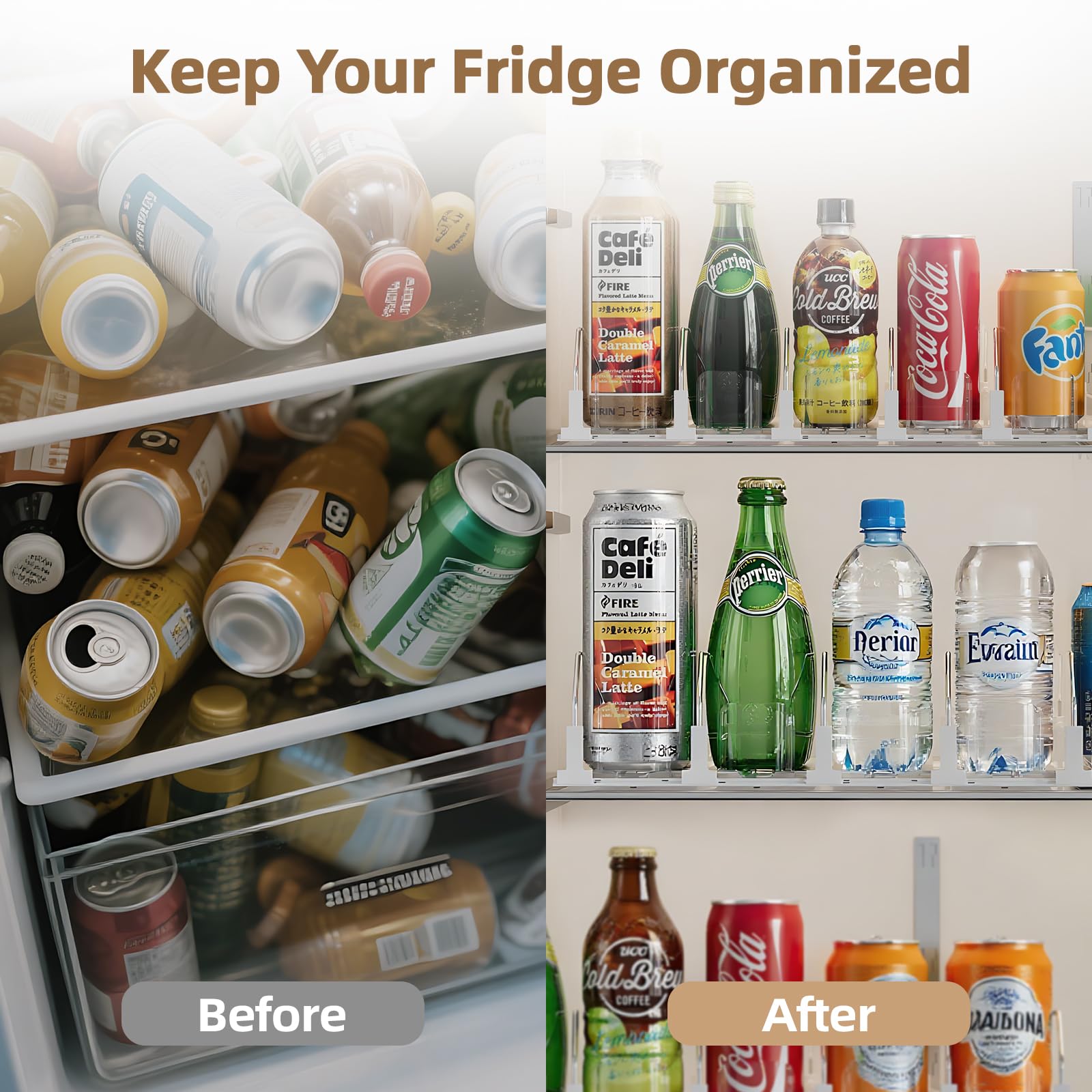 HIYOHIYO adjustable width rails illustrate easy fitting for 12-20oz beverages.