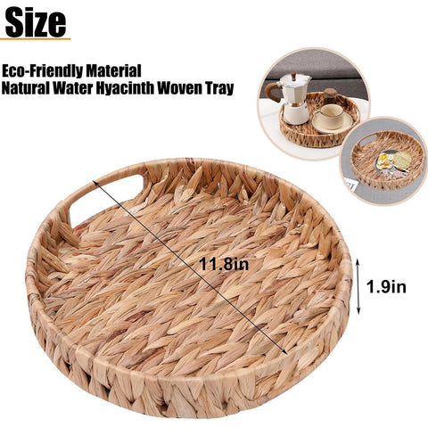 HJAYUXYO living room decor tray adds rustic warmth to the space.