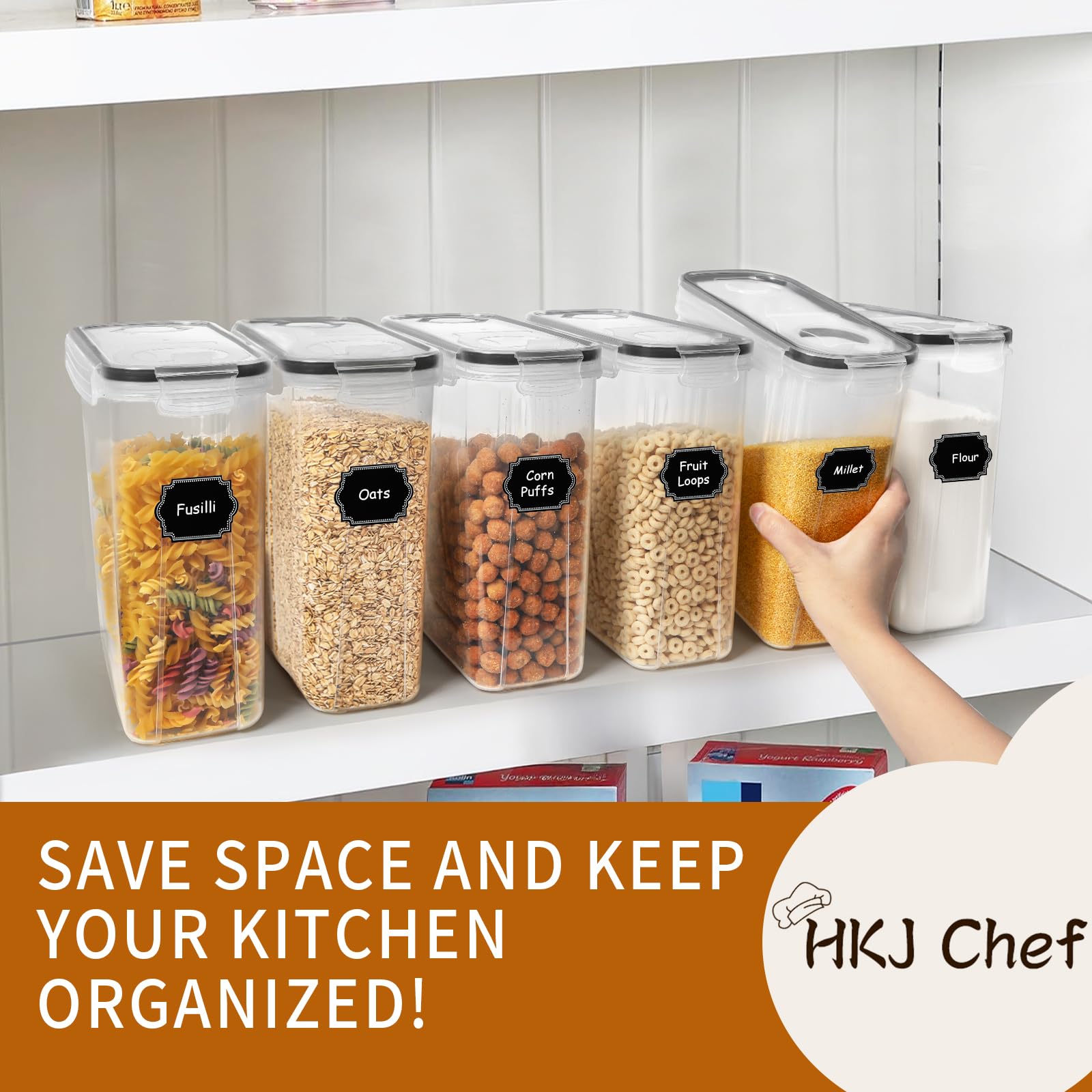 HKJ Chef stackable design saves space in small kitchens.