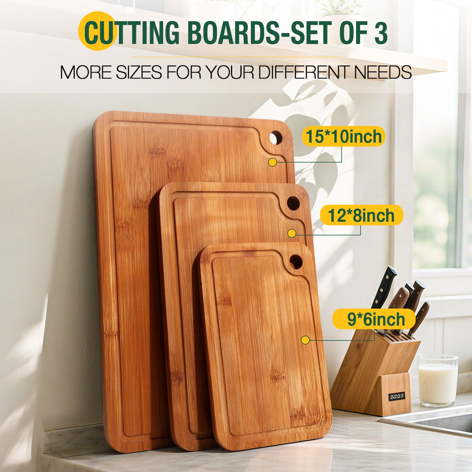 HKKZYT small bamboo board ideal for cheese and snack prep.