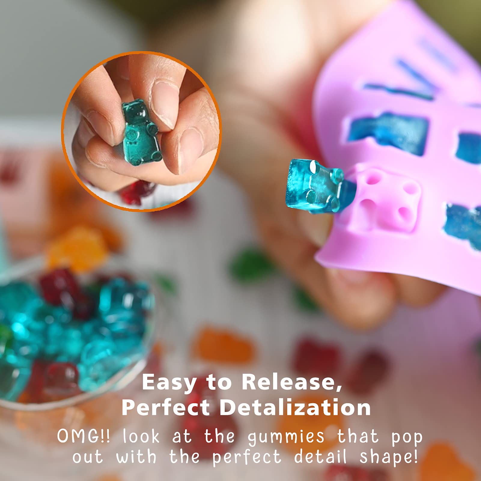 HKNMTT dinosaur, bear, and fruit molds offer fun shapes for treats.