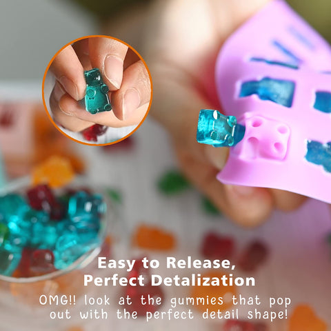 HKNMTT dinosaur, bear, and fruit molds offer fun shapes for treats.