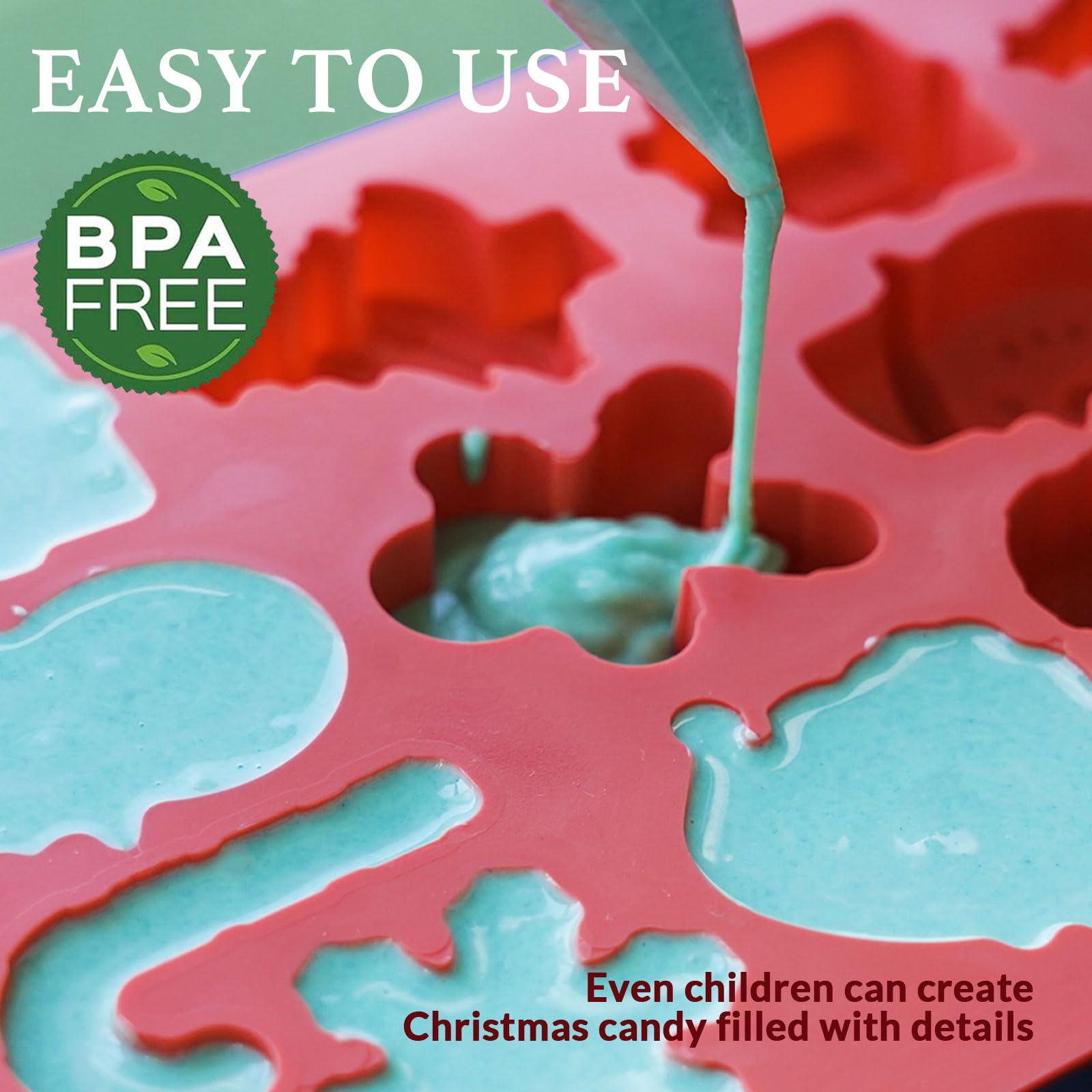 HKNMTT gift-ready Christmas mold set for DIY gifts
