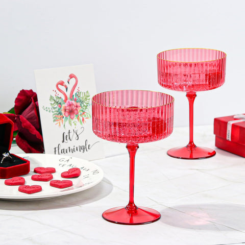 HKSZEH 10 oz capacity supports balanced pours for festive toasts.