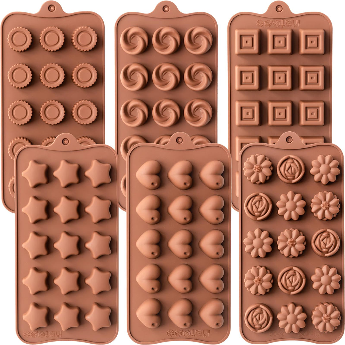 HKUCFTT chocolate mold flower design for vibrant candies and decorative treats.