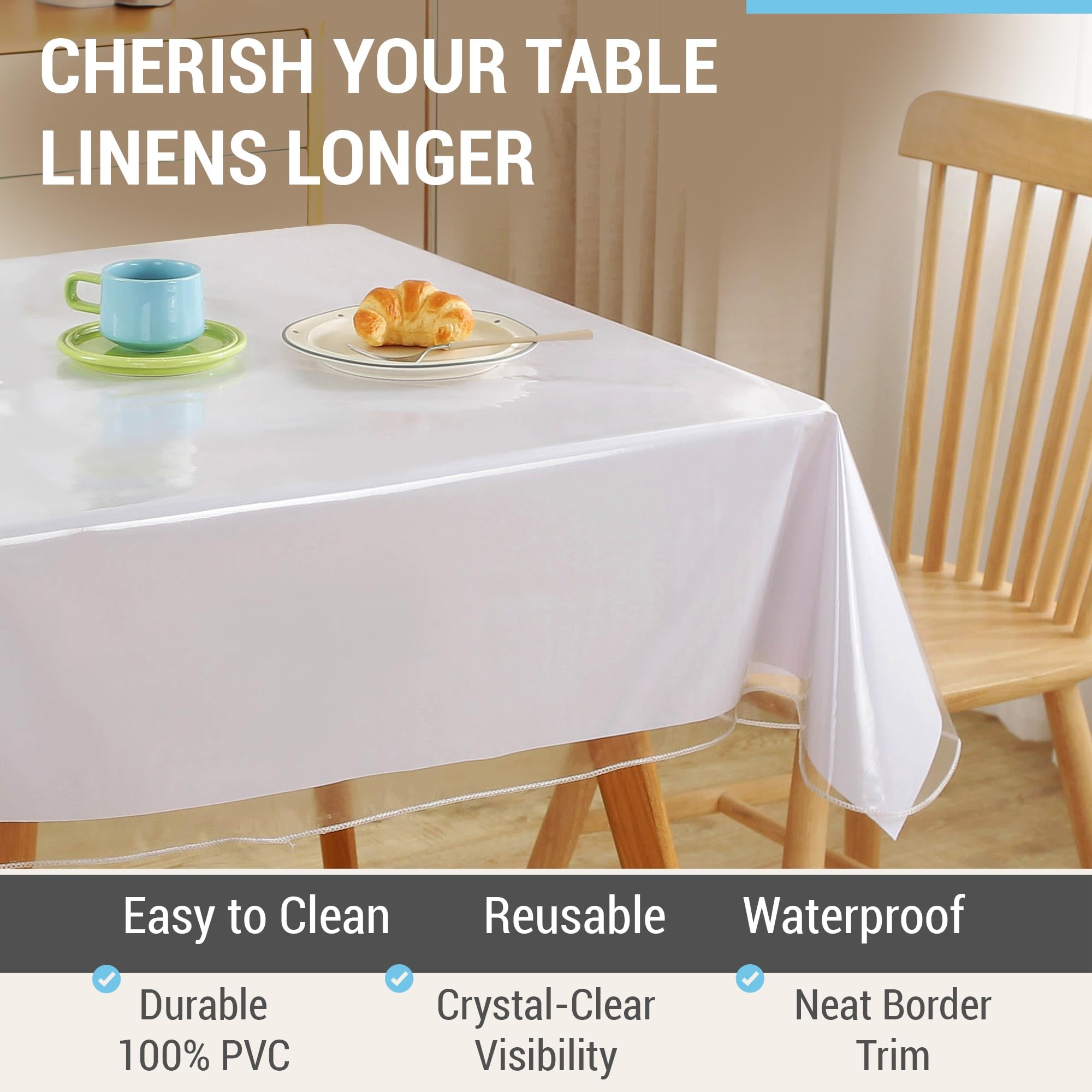 HLC.ME border-trim detail adds elegance while shielding the surface from everyday messes.