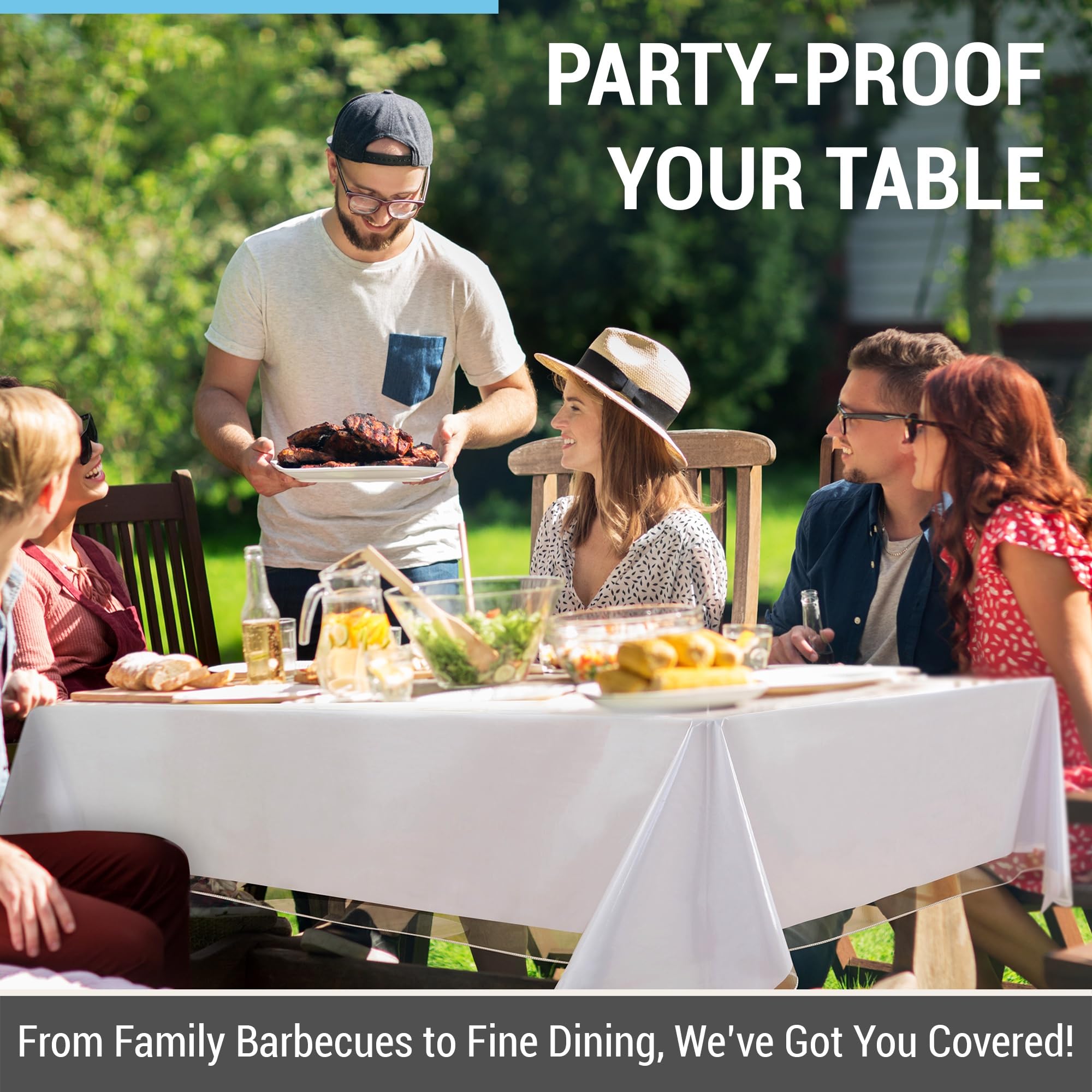 HLC.ME party-ready protection on dining tables for celebrations and everyday use.