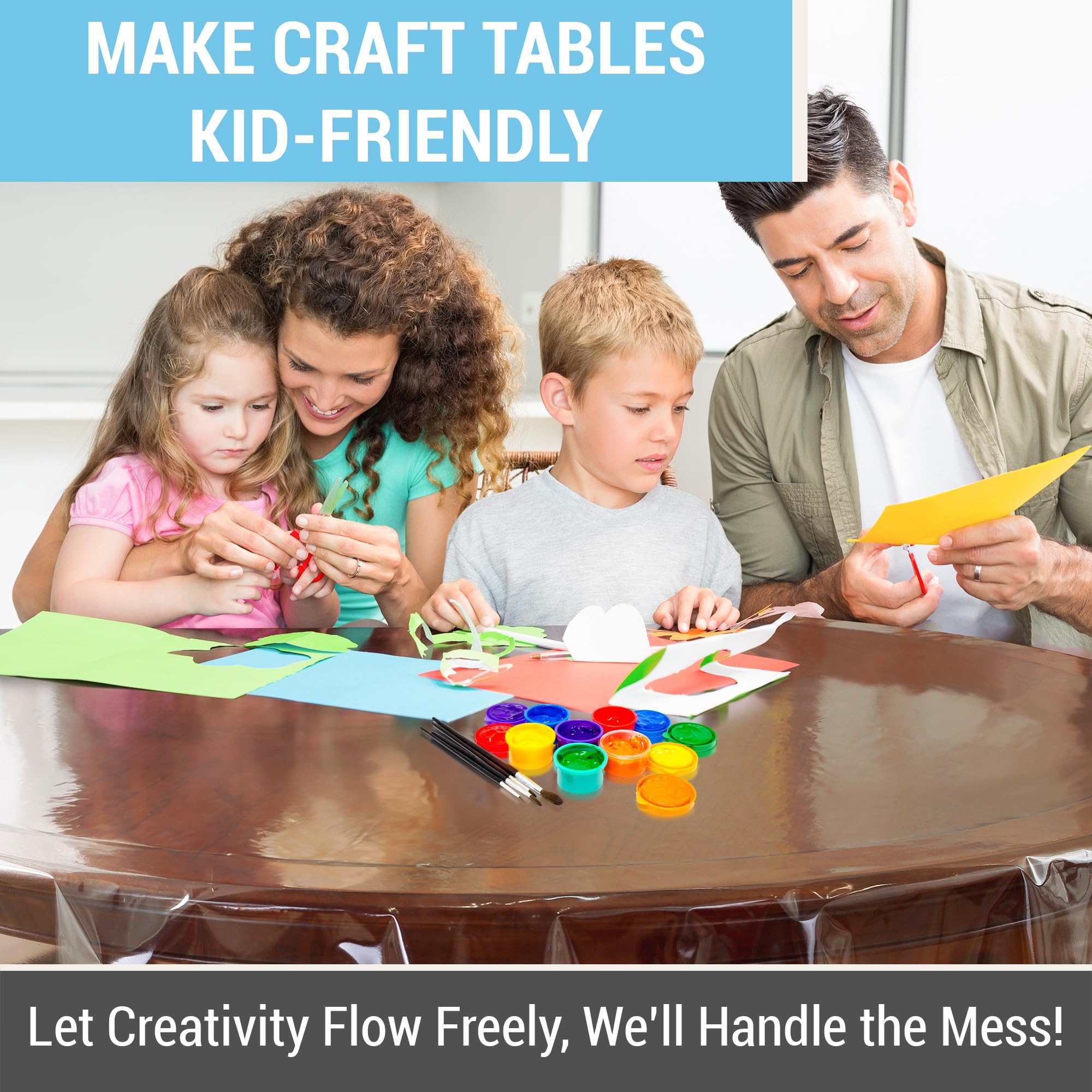 HLC.ME rectangular-format table cover fits standard rectangular tables securely.