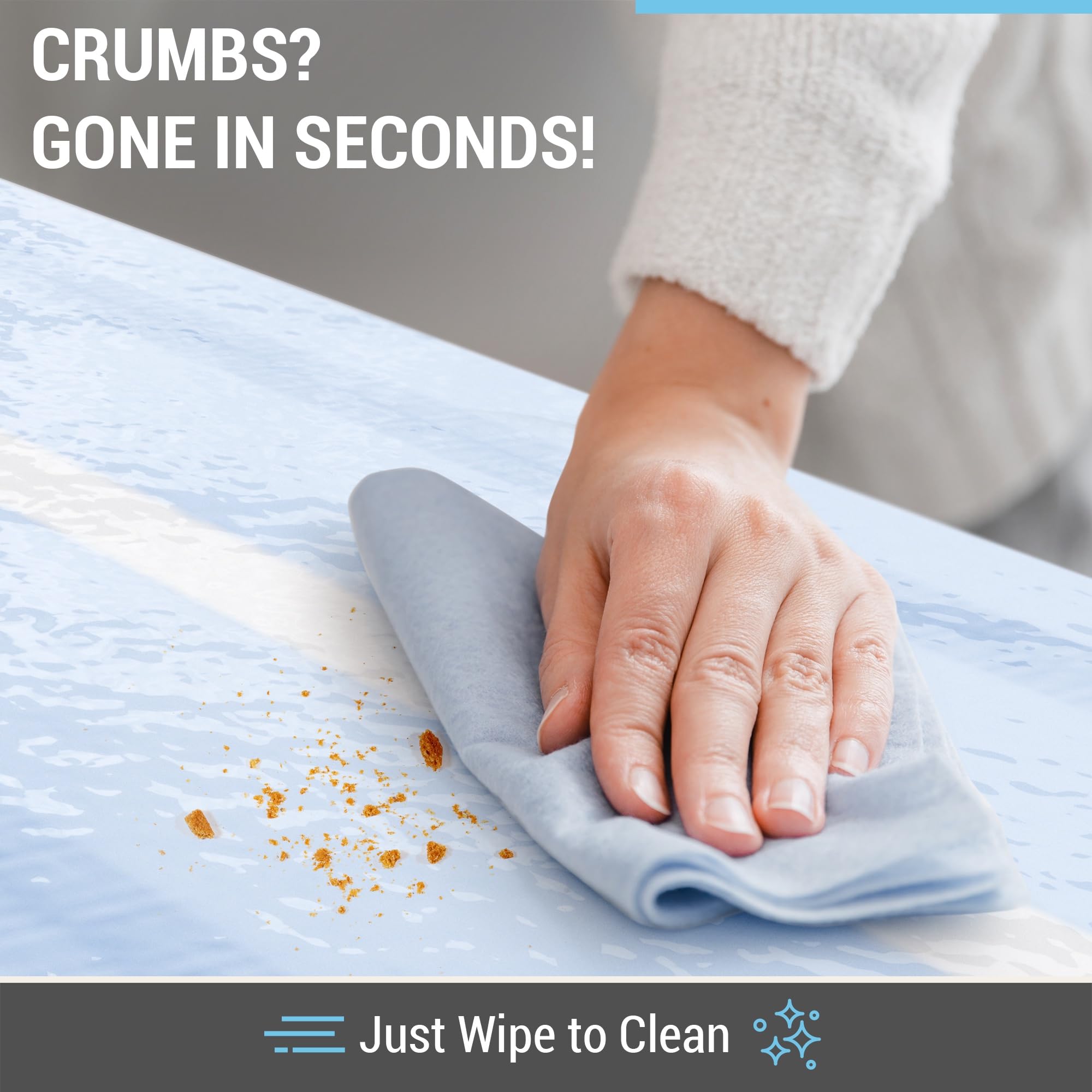 HLC.ME spill-proof table protection keeps surfaces safe during meals and gatherings.