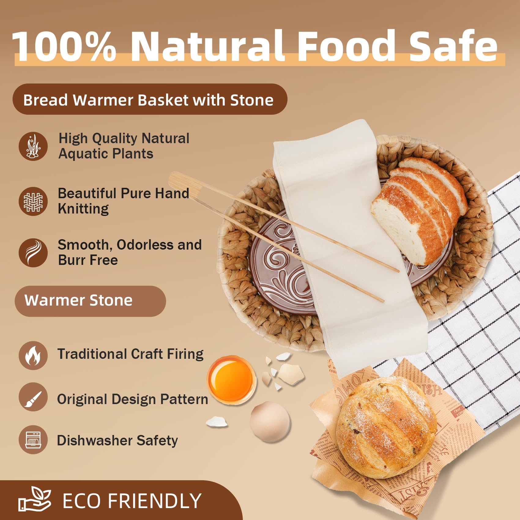 Hliay bread basket tortilla warmer demonstrates versatile serving for tortillas