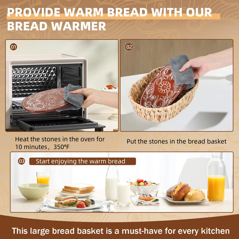 Hliay traditional kiln stone delivers durable heat for baked goods