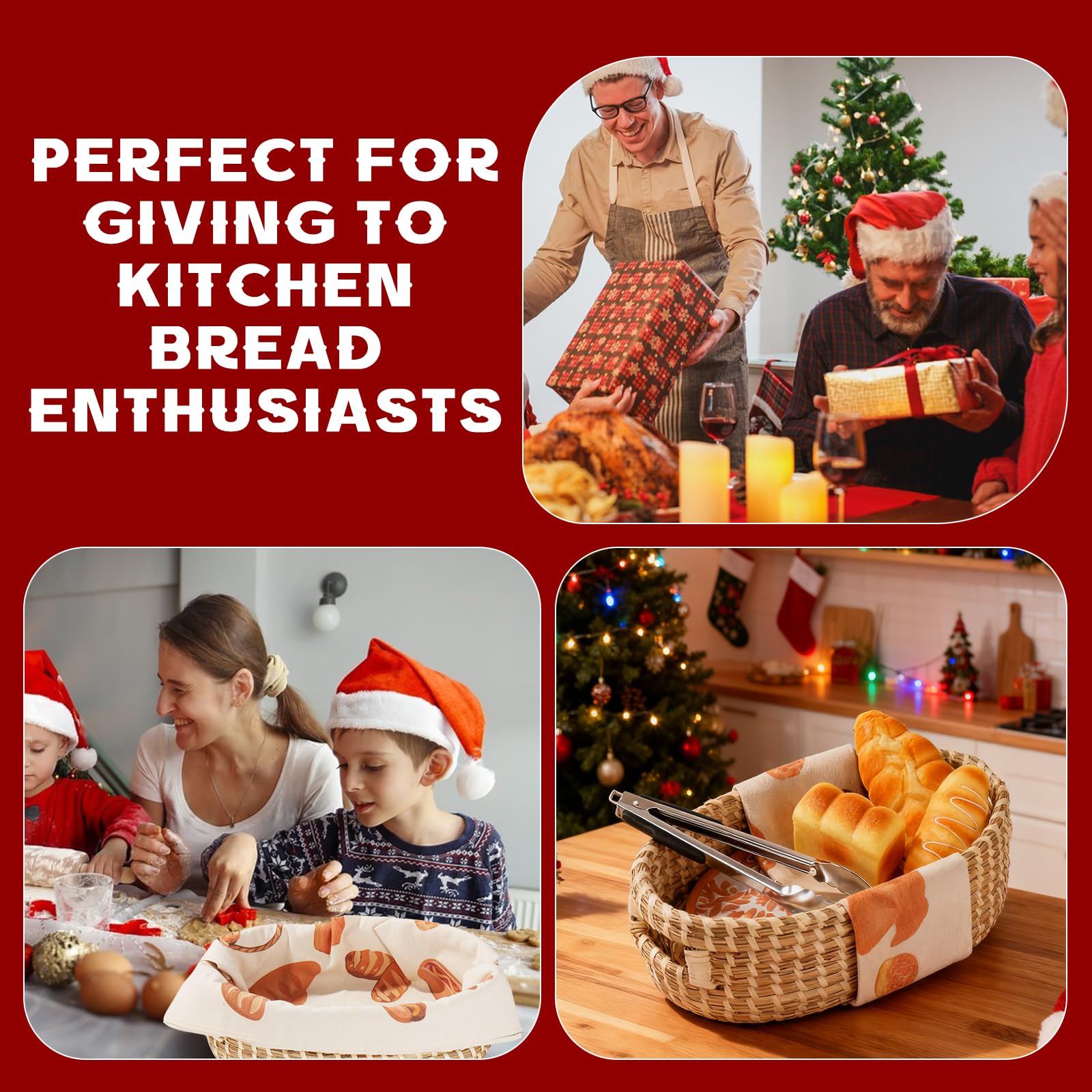 Hlimior bread warming basket size fits most loaf varieties.