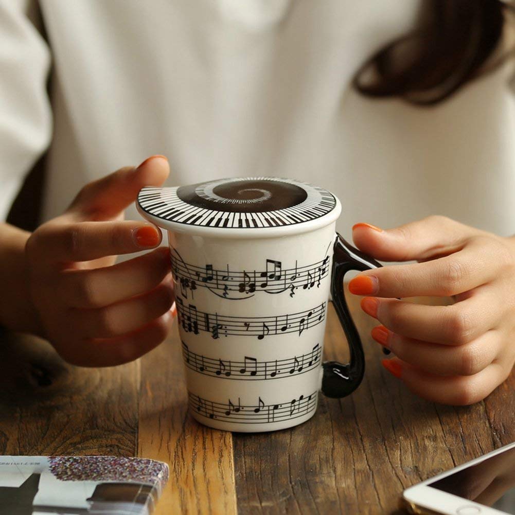 HLJgift bone china mug close-up reveals premium ceramic quality.