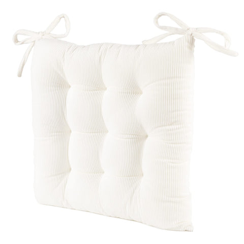 HLOVME corduroy cushion white winter warmth highlights plush loft for cold floors.