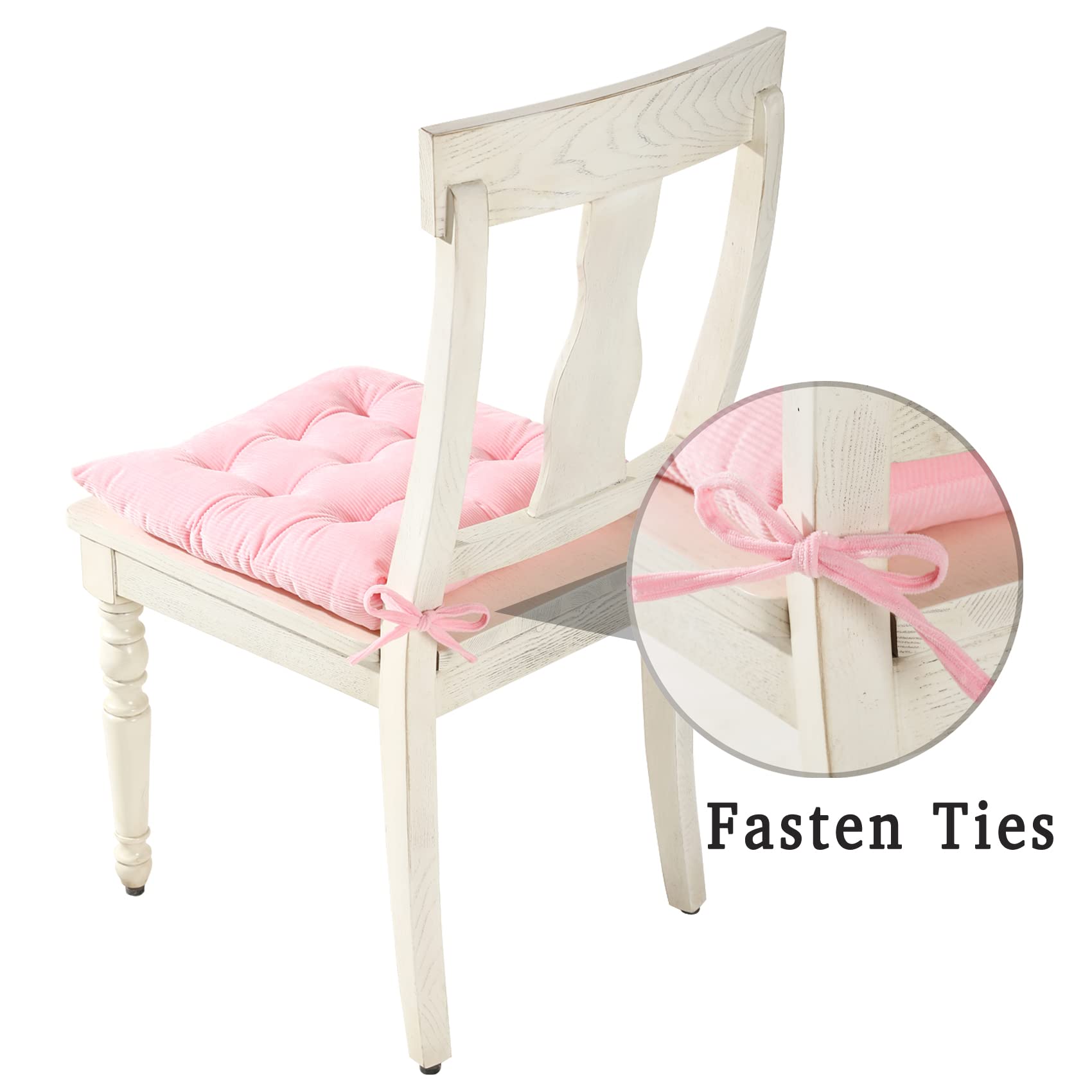 HLOVME corduroy floor cushion pink warmth for reading nooks