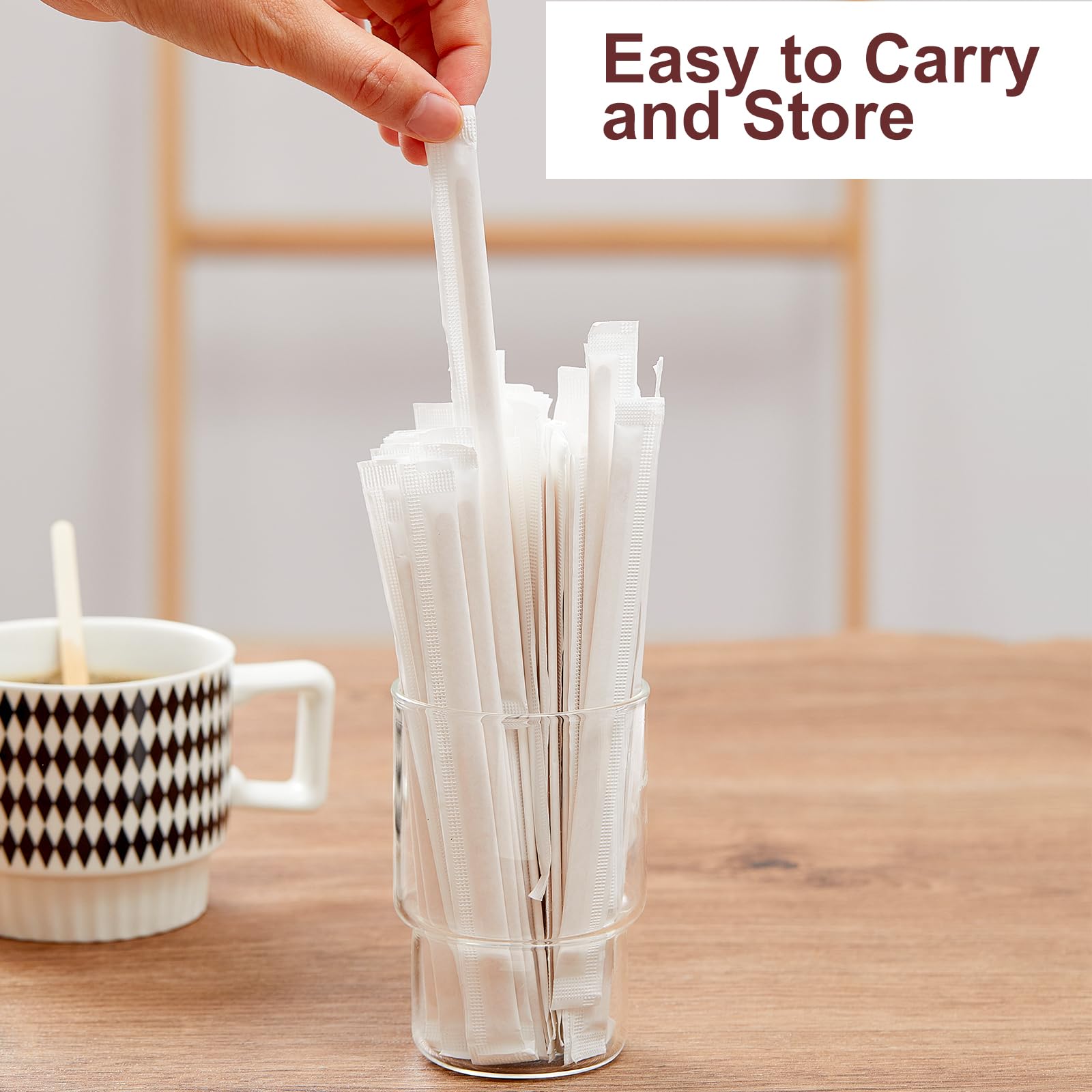 HLSN disposable wooden stirrers for eco friendly hospitality
