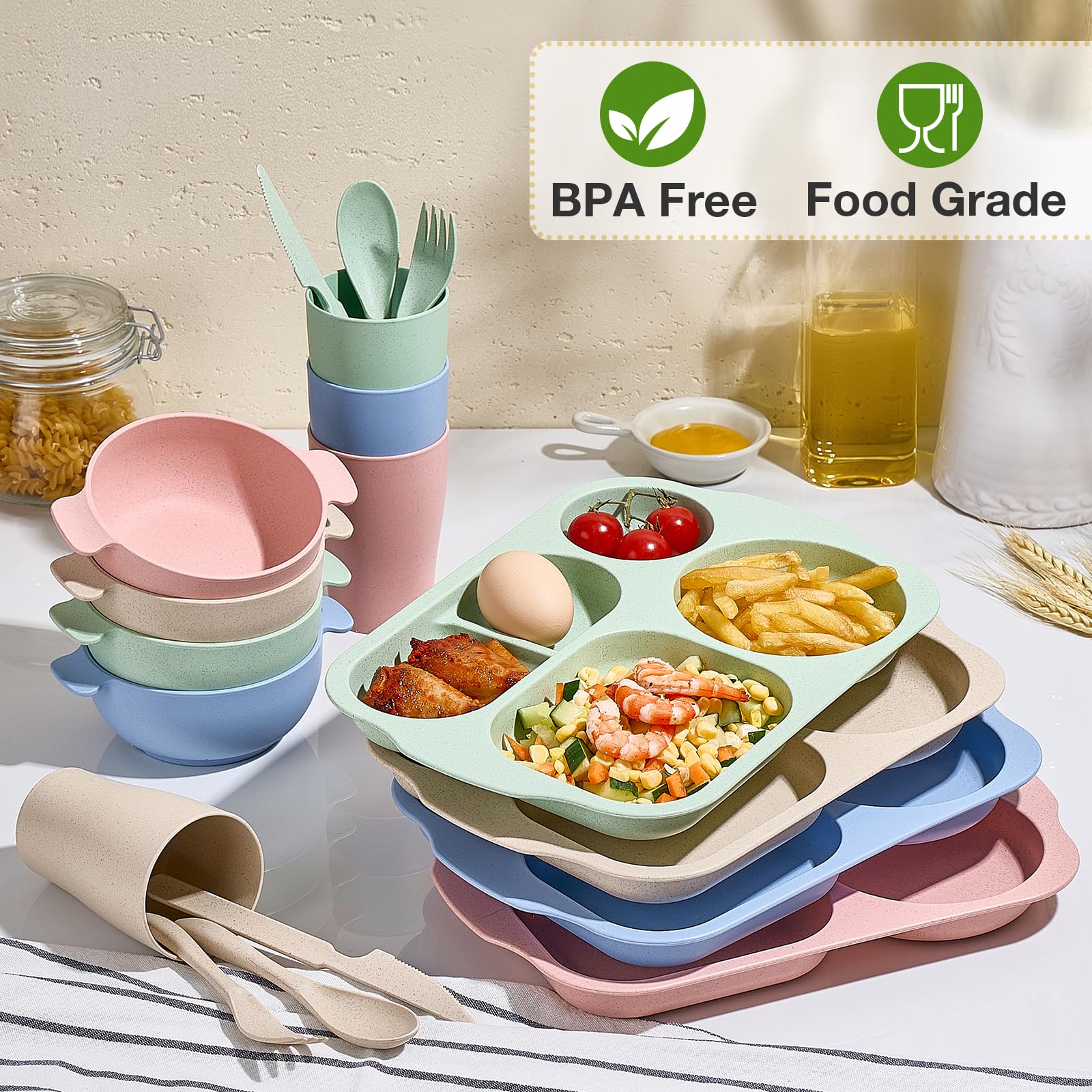 Hlukana forks in beige, sturdy enough for everyday dining.