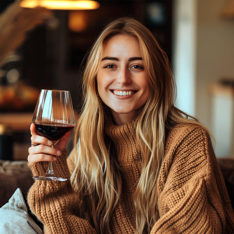 Hlukana gift-ready packaging makes these wine glasses a thoughtful Christmas or birthday present