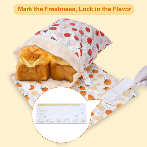 HMAZAE beeswax bread bag for large loaves keeps big sourdough protected.