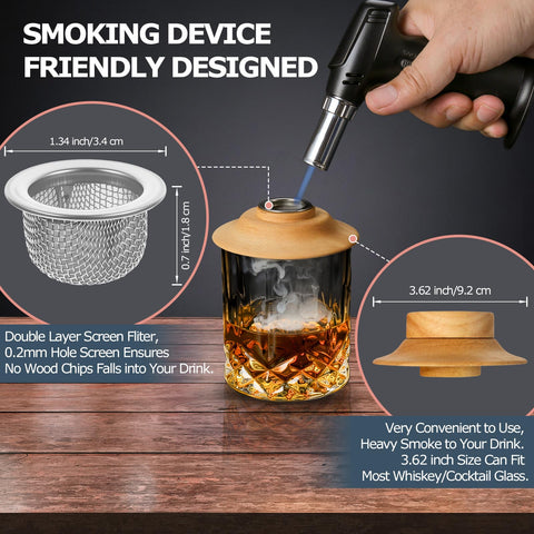 HMYBAR cigar cutter adds clean cuts for a refined smoke session.