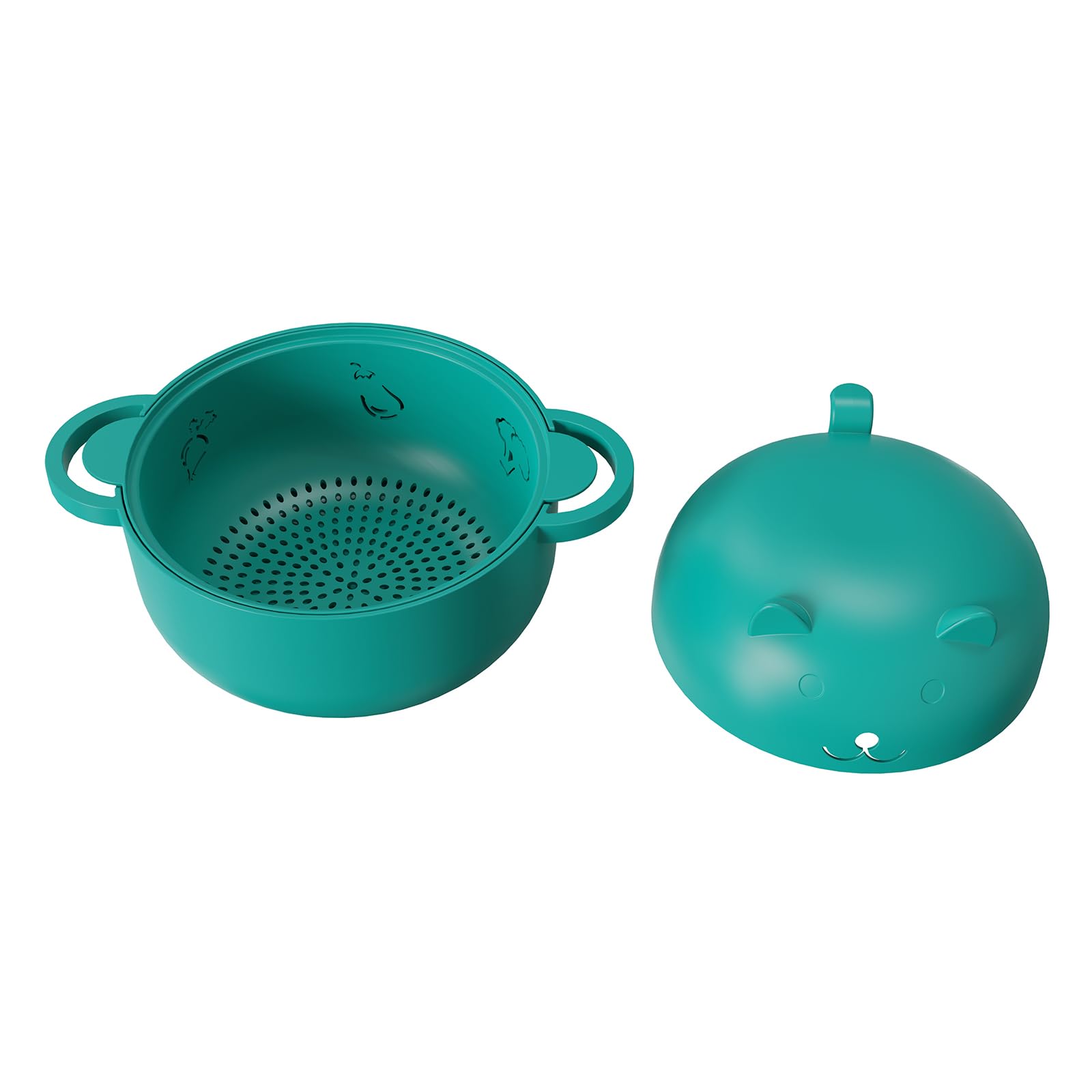 HMZXSY ergonomic handle design for safe handling in the microwave.