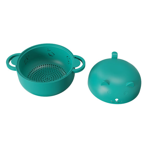 HMZXSY ergonomic handle design for safe handling in the microwave.