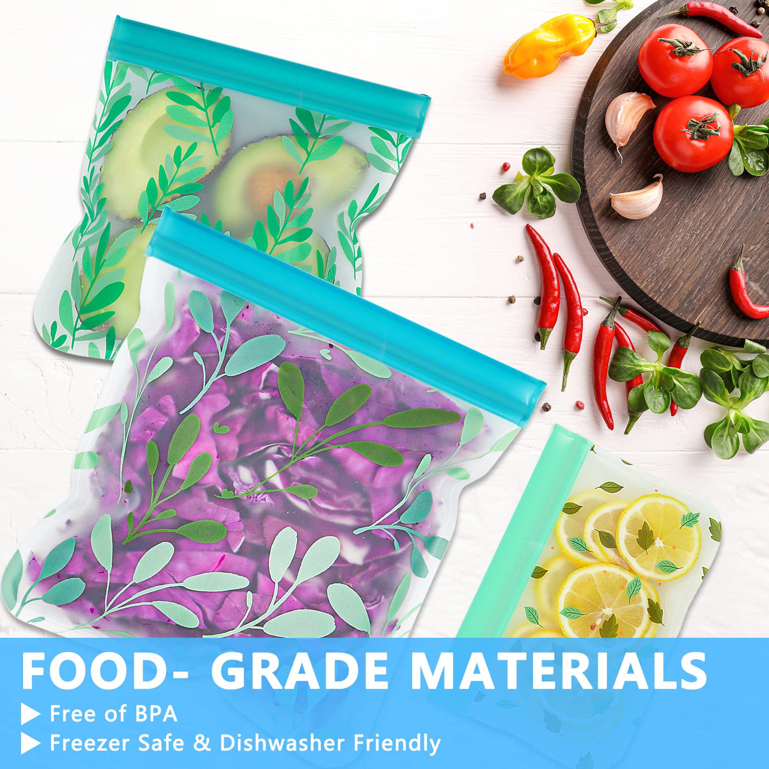 Hndnrxue reusable bags reduce disposable waste and support eco-friendly storage.