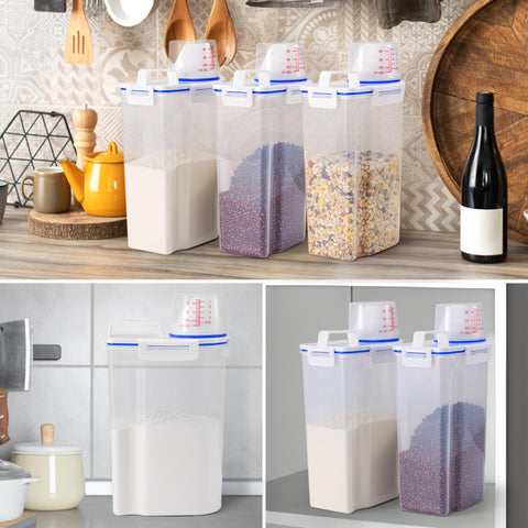 HNNJCK BPA-free plastic storage offers safe, durable storage.