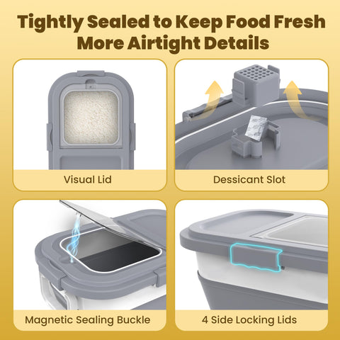 HOYTAMDAR lid features a desiccant slot to control moisture