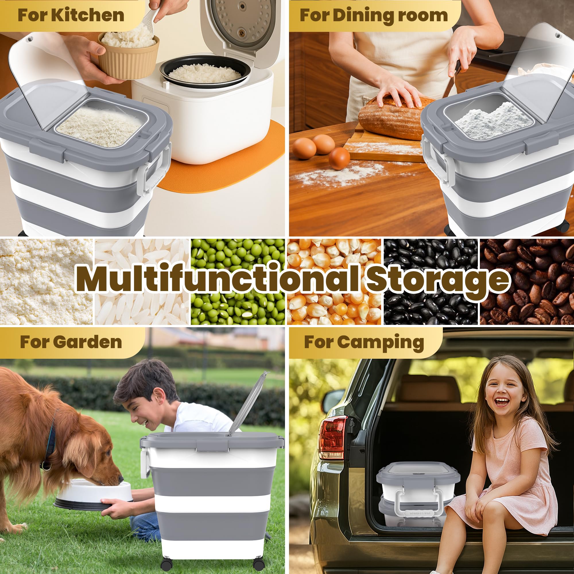 HOYTAMDAR organized dry food storage in a modern kitchen