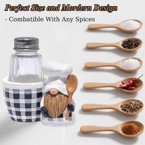 Hodao detachable glass shakers enable easy, mess-free refilling.