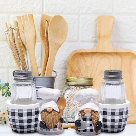 Hodao kitchen decor on table doubles as seasoning storage.