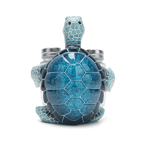 Hodao turtle figurine enhances year-round display on shelves.