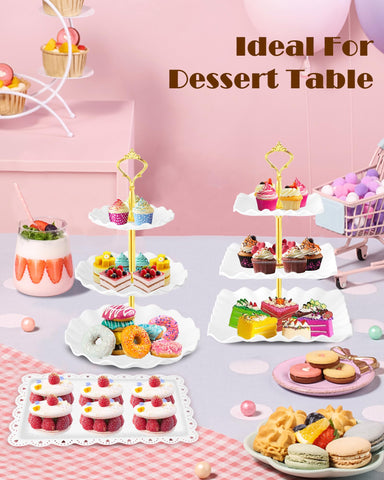 Hoedia dessert display featuring cakes, cookies, donuts, and fruit