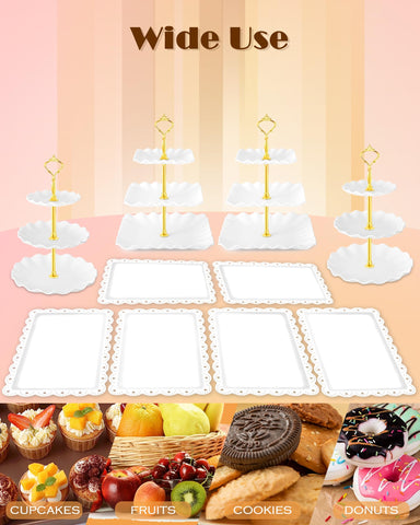 Hoedia elegant dessert display for tea parties and baby showers