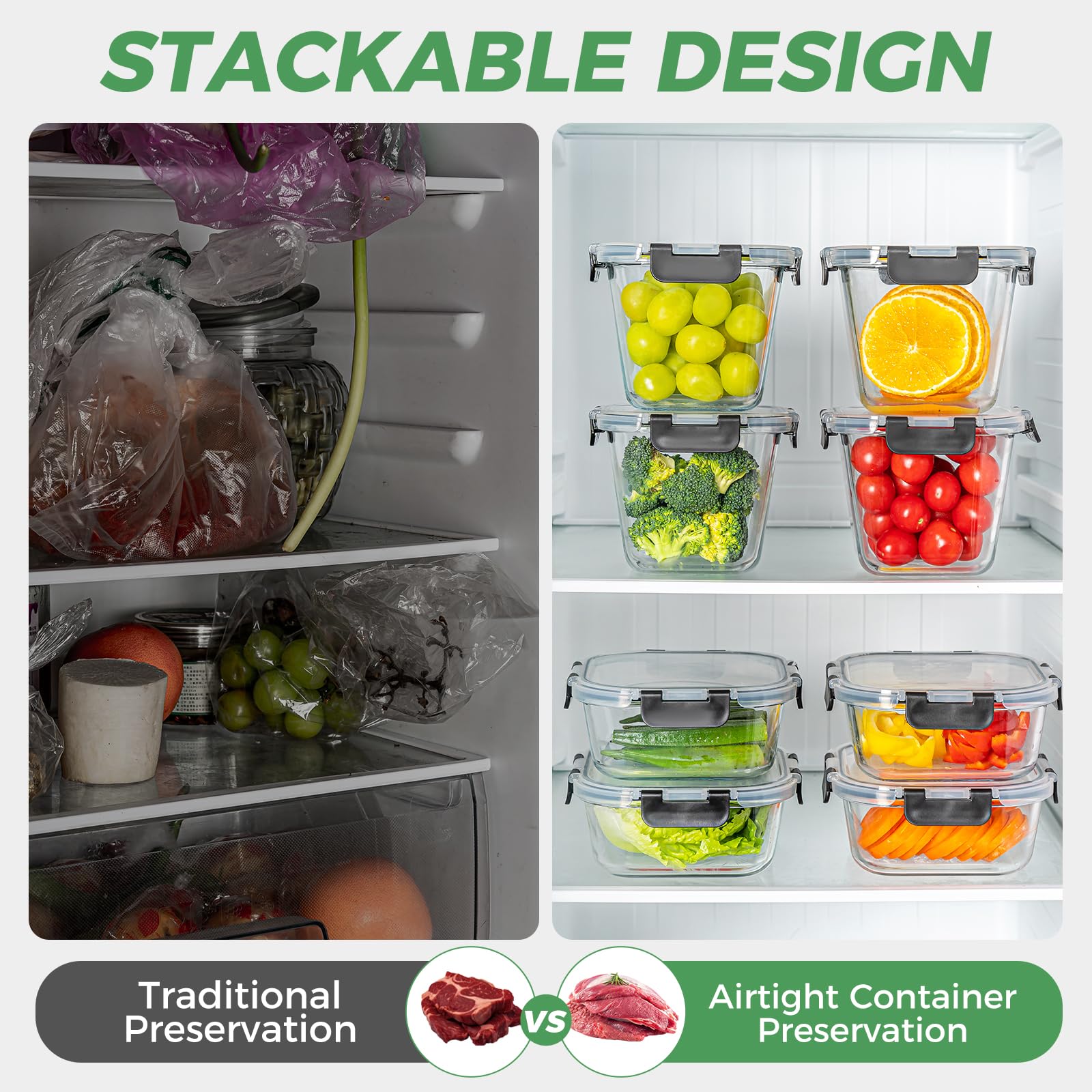 Hoenjuno 32 oz containers support versatile meal prep on the go and at home.
