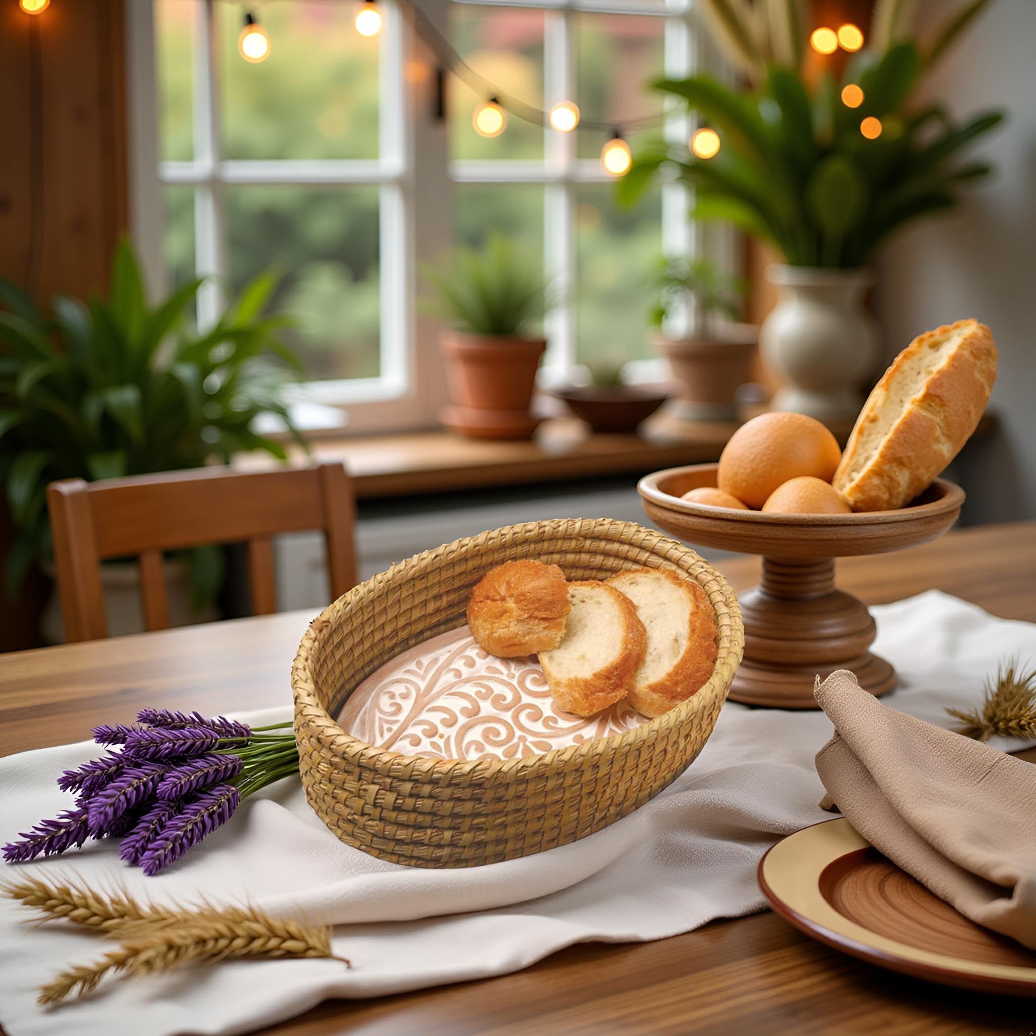 HofArtisan Housewarming Gift Bread Basket sparks warm hospitality.