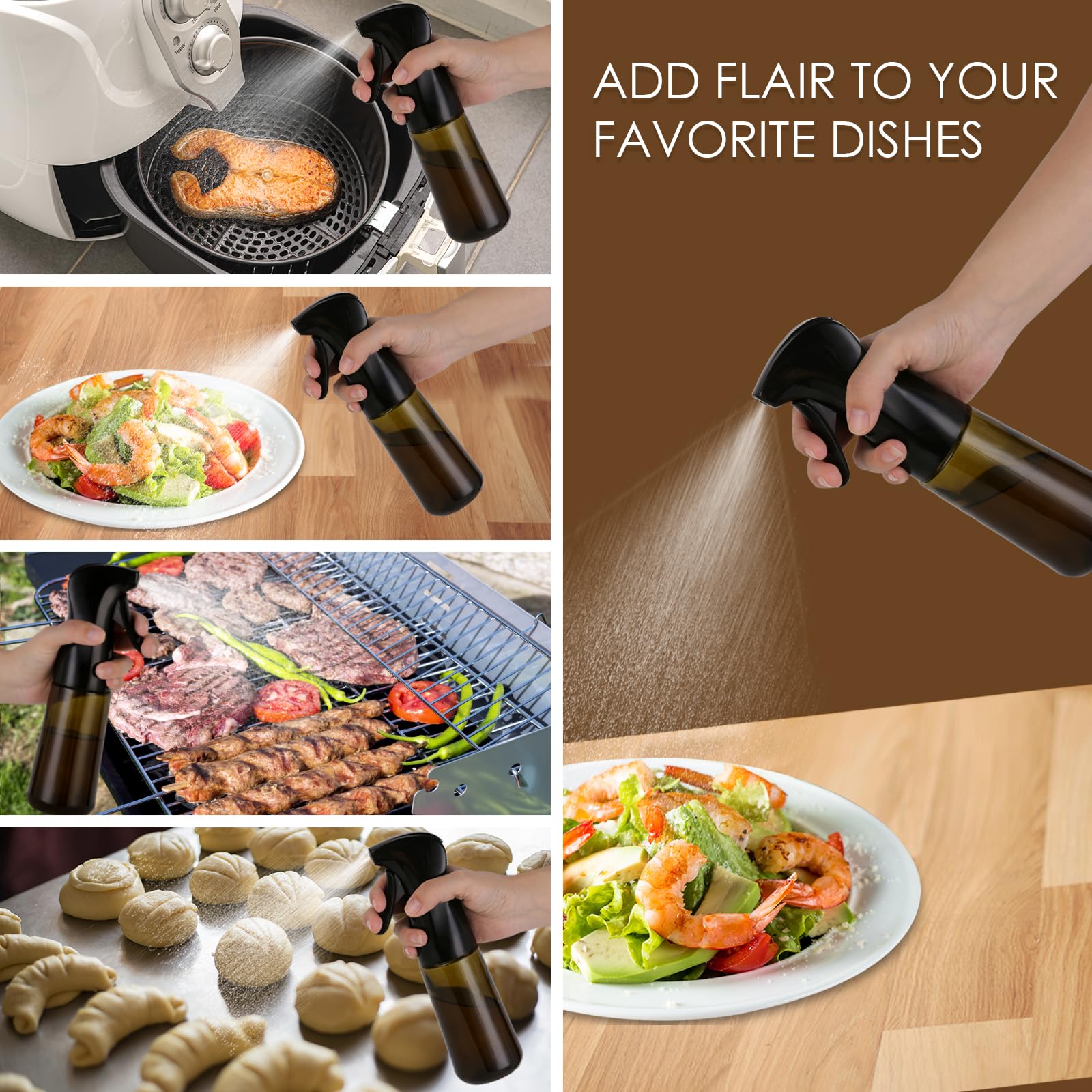 hoforife dark-green light-blocking bottle preserves oil quality