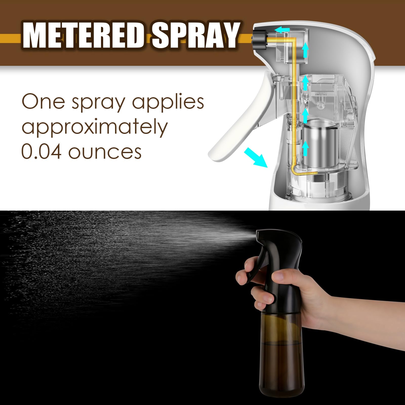 hoforife fine-mist nozzle delivers ultra-fine spray for even coating