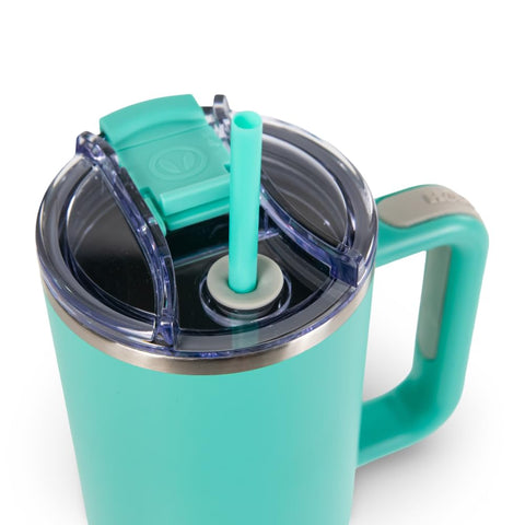 Hogg Big Swig 40oz insulated stainless steel construction preserves temperature.