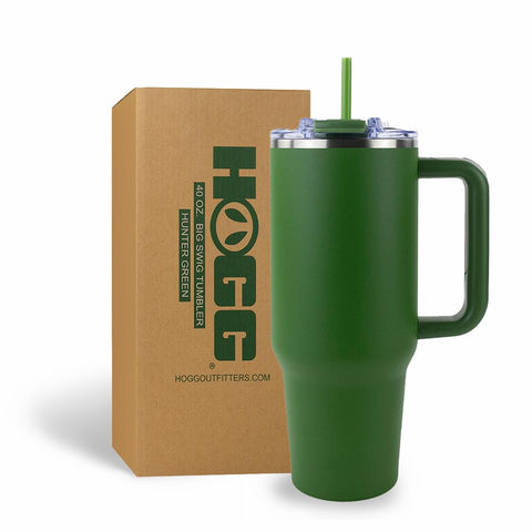 Hogg Big Swig 40oz tumbler with handle for easy on the go hydration