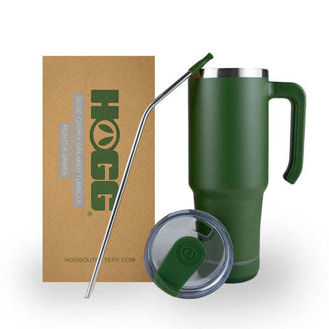 Hogg 304 stainless steel tumbler resists rust and wear