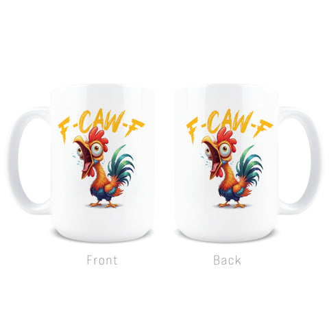 Hogg F-Caw-F mug hand wash recommended to protect print