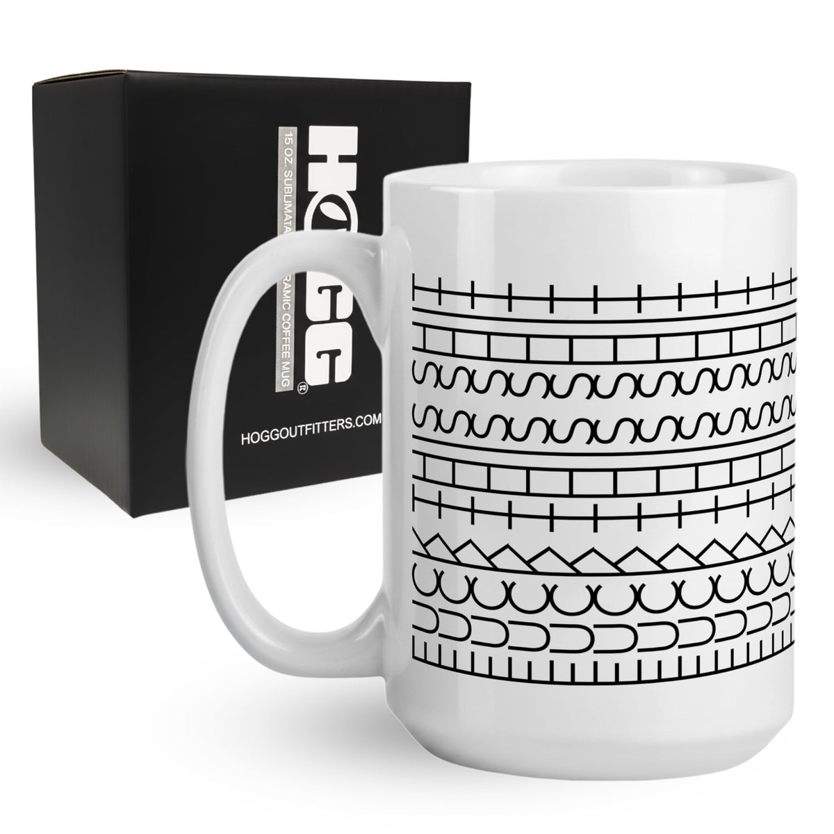 Hogg Fuck This Shit mug with hidden message for bold office moments.