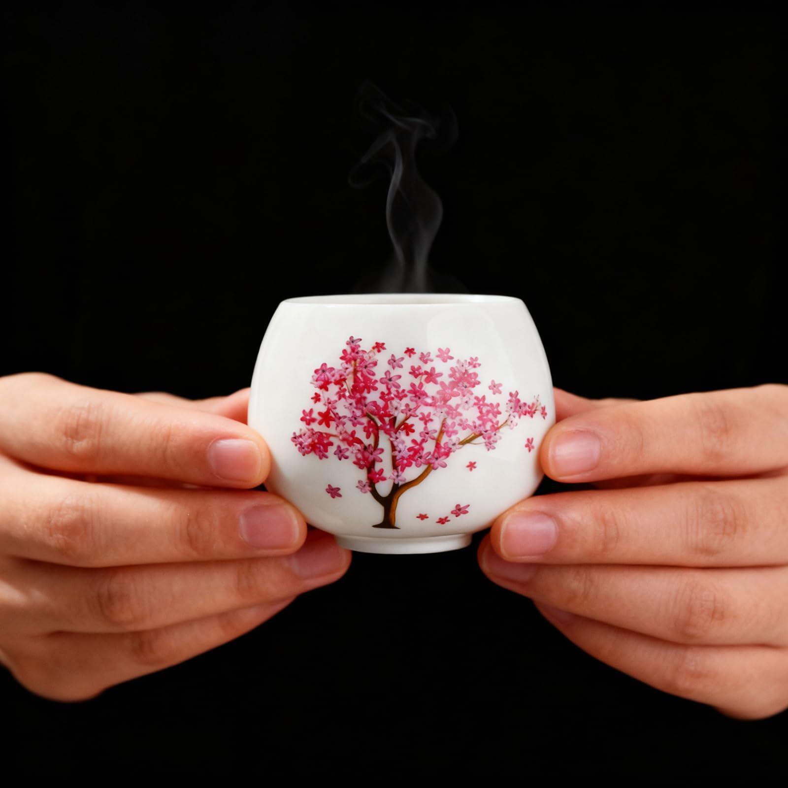 HOHCNA microwave-safe ceramic mug for quick warmth