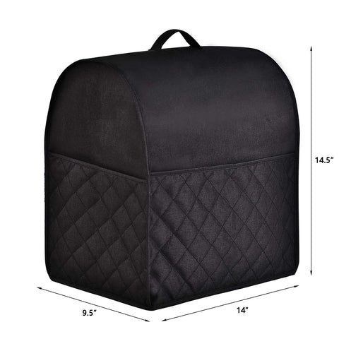 HOHUO stand mixer cover storage bag view shows easy setup and portability.